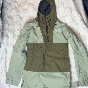 The North Face Olive and Light Tan Jacket